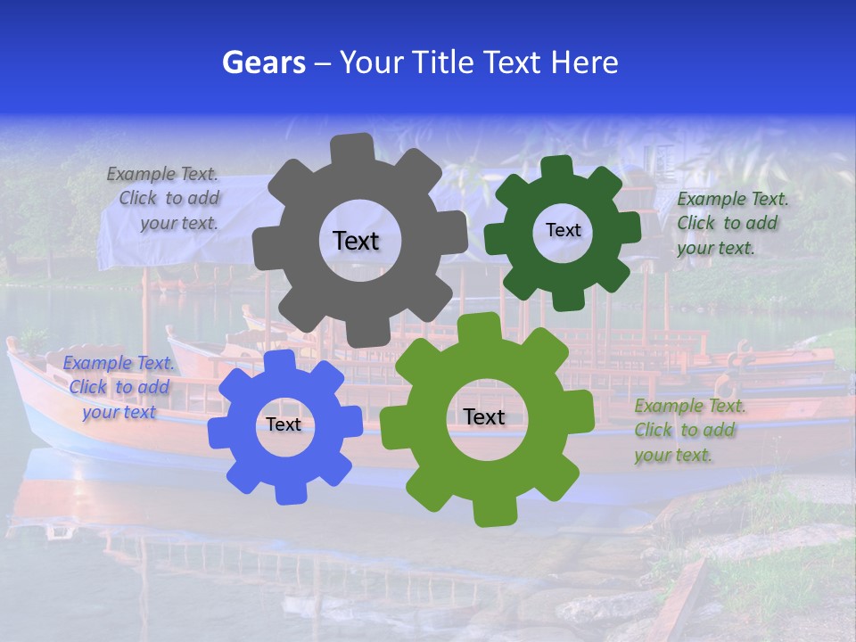 Wooden Water Nature PowerPoint Template