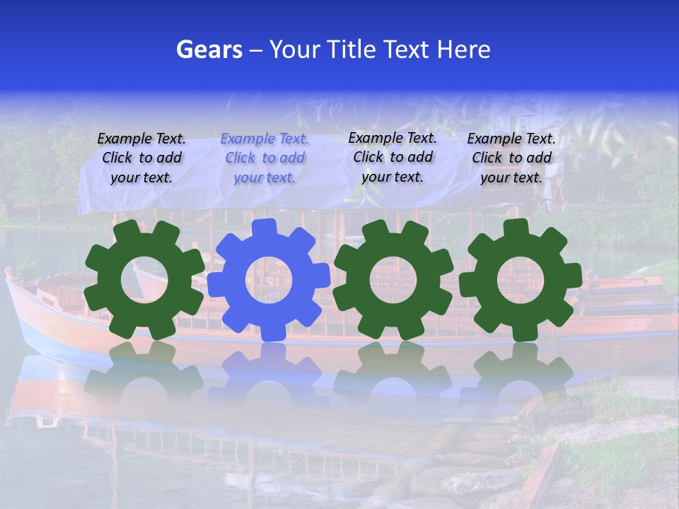 Wooden Water Nature PowerPoint Template