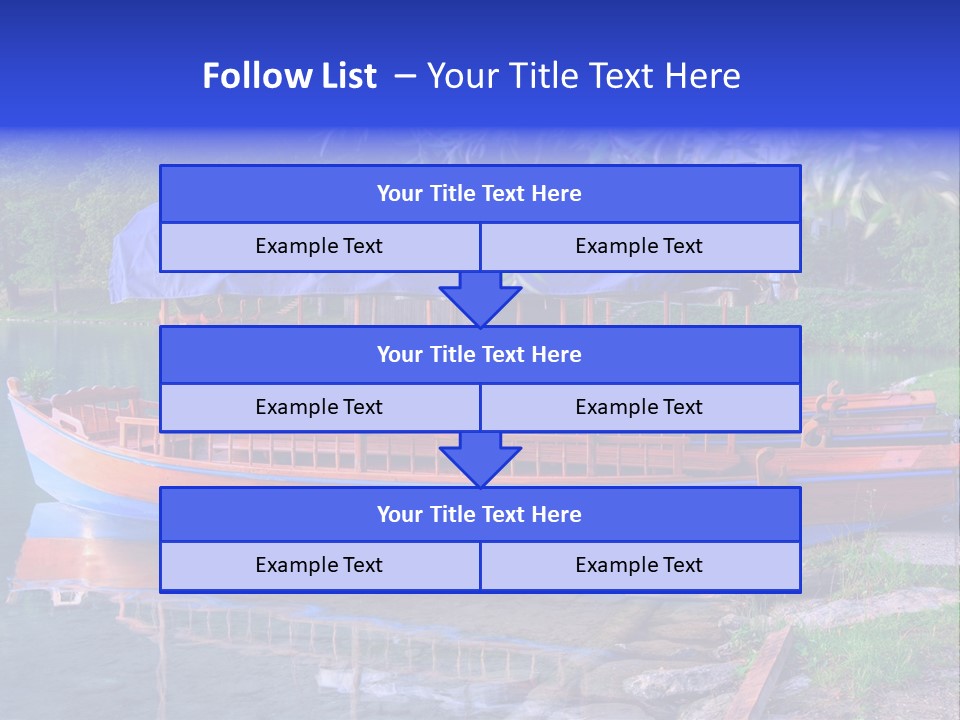 Wooden Water Nature PowerPoint Template