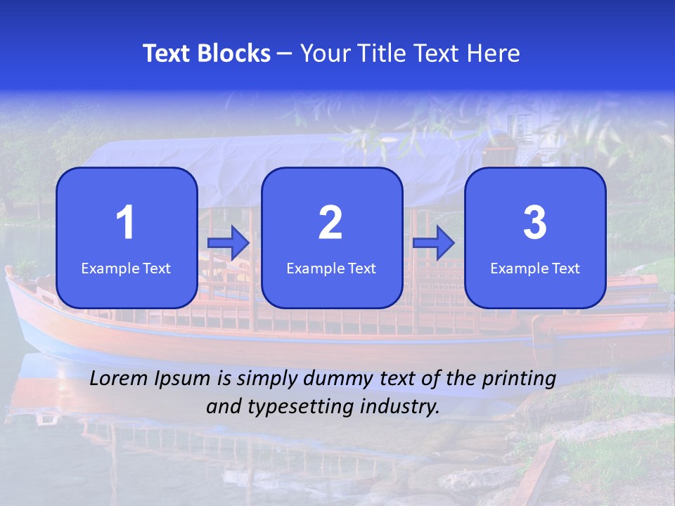 Wooden Water Nature PowerPoint Template