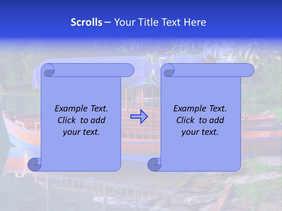 Wooden Water Nature PowerPoint Template