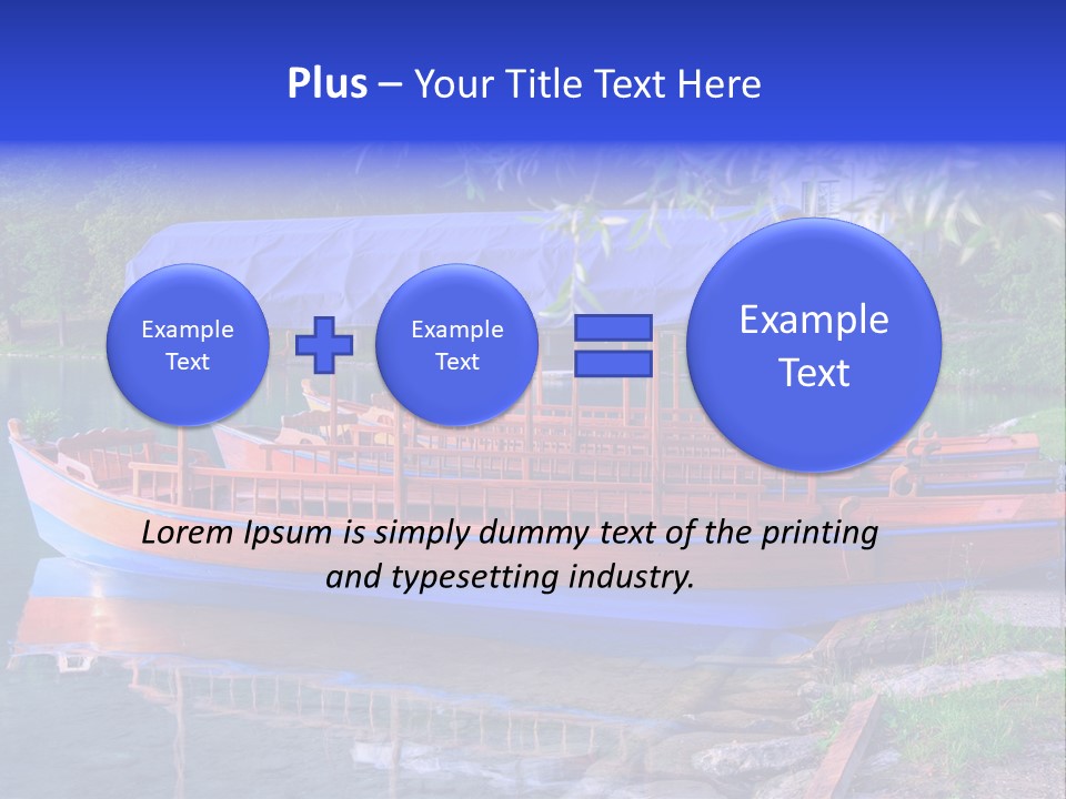 Wooden Water Nature PowerPoint Template