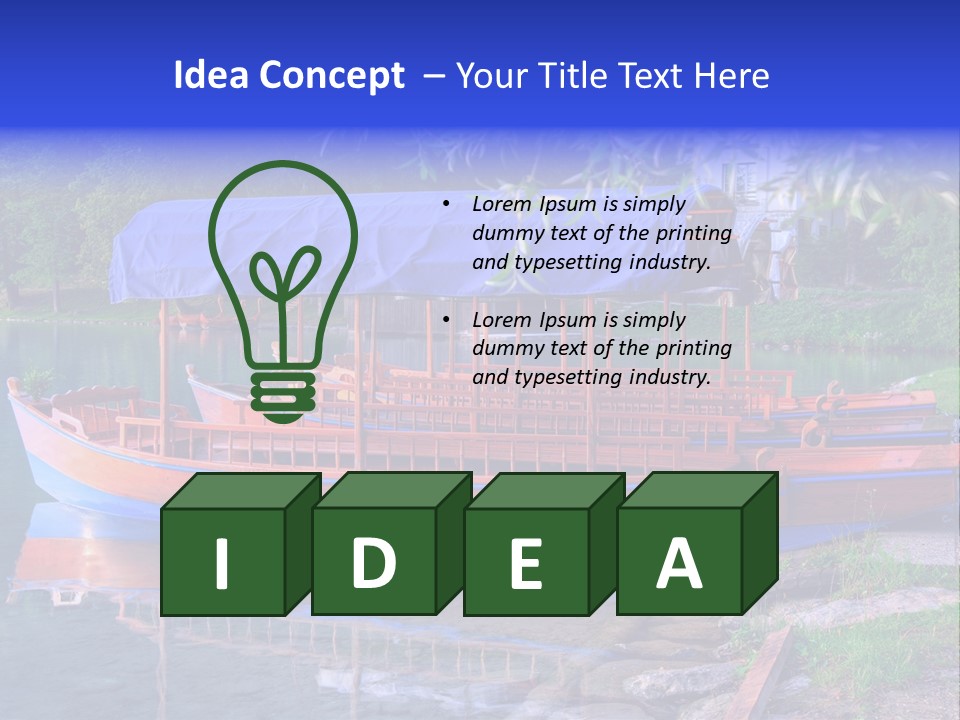 Wooden Water Nature PowerPoint Template