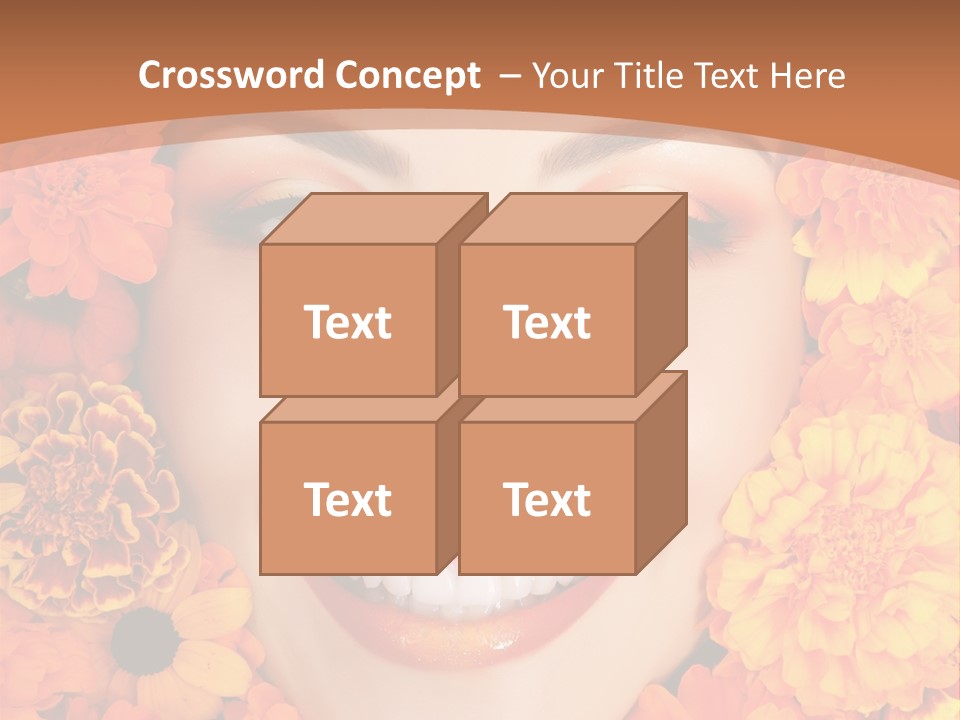 Eyes Fall Pretty PowerPoint Template