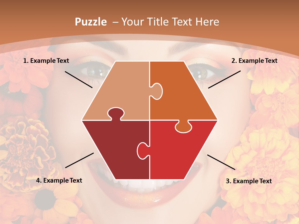 Eyes Fall Pretty PowerPoint Template