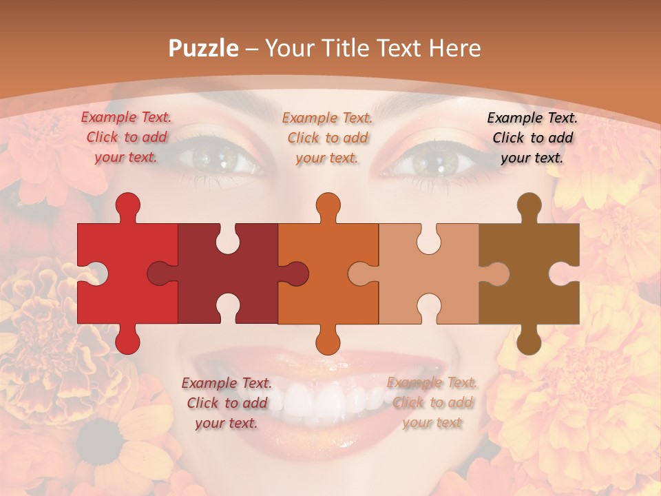 Eyes Fall Pretty PowerPoint Template