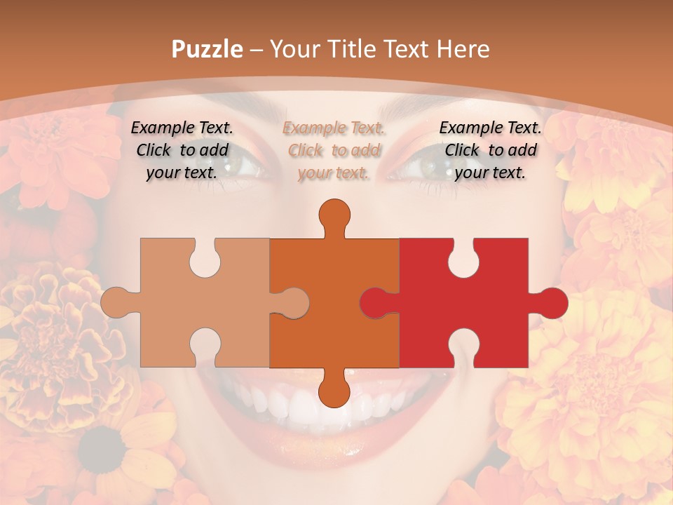 Eyes Fall Pretty PowerPoint Template