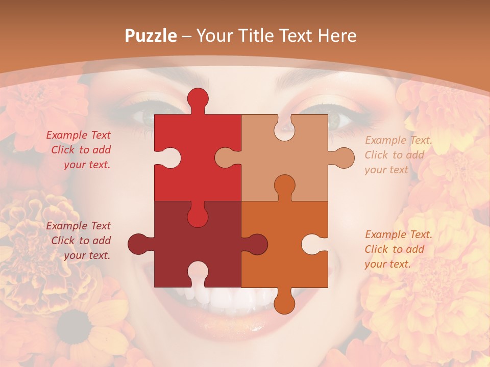 Eyes Fall Pretty PowerPoint Template