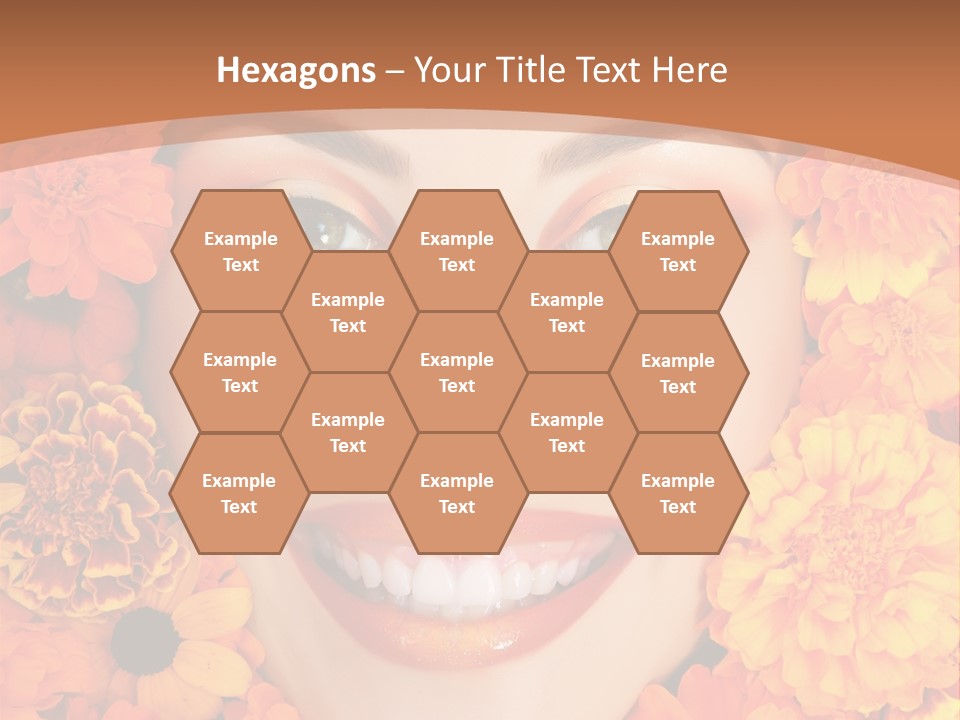 Eyes Fall Pretty PowerPoint Template