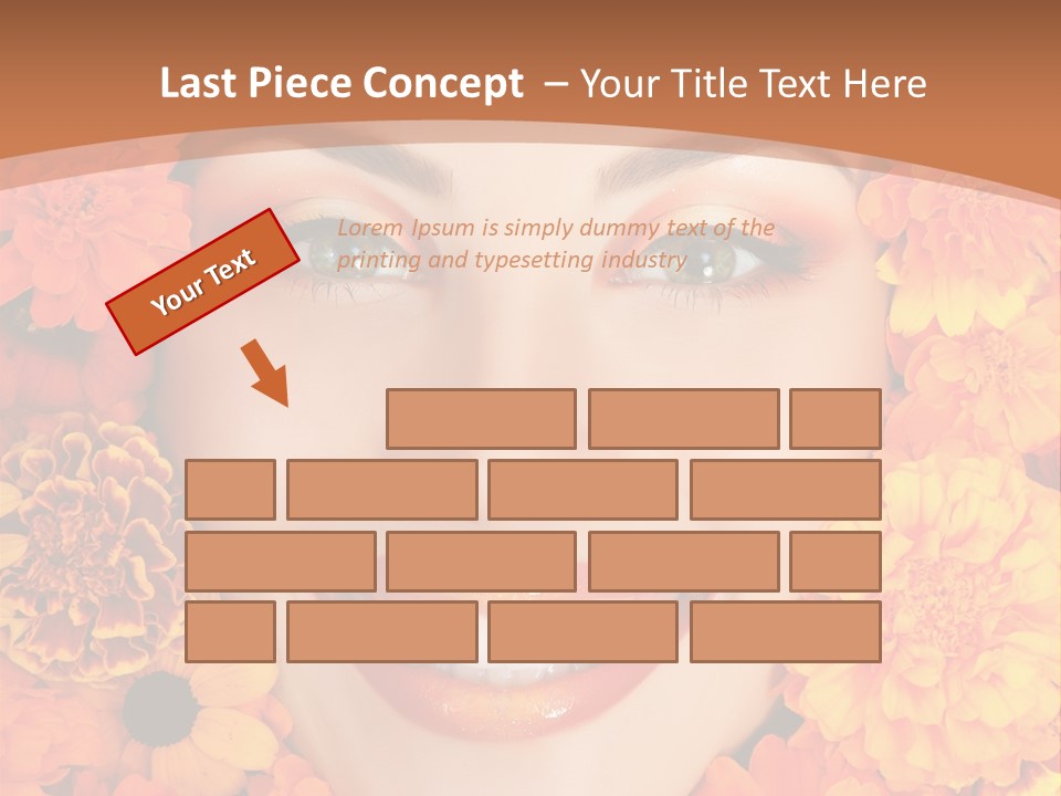 Eyes Fall Pretty PowerPoint Template