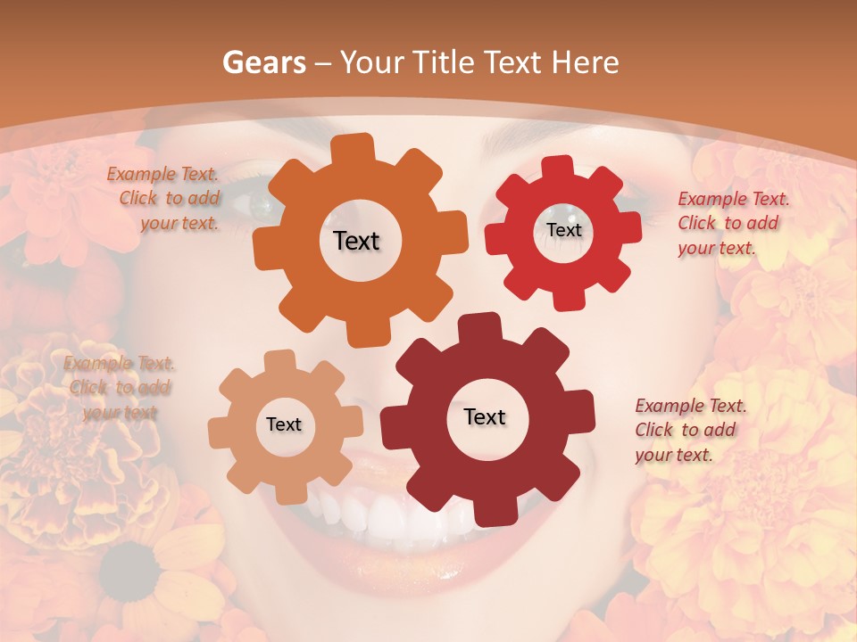 Eyes Fall Pretty PowerPoint Template