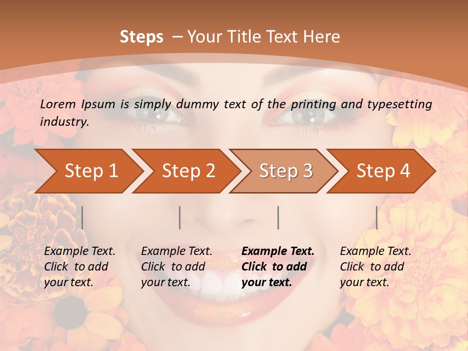 Eyes Fall Pretty PowerPoint Template