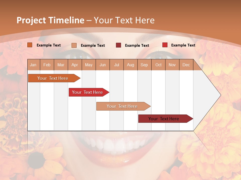 Eyes Fall Pretty PowerPoint Template