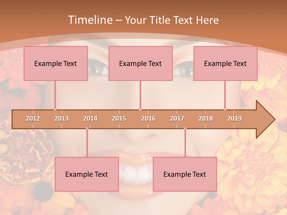 Eyes Fall Pretty PowerPoint Template