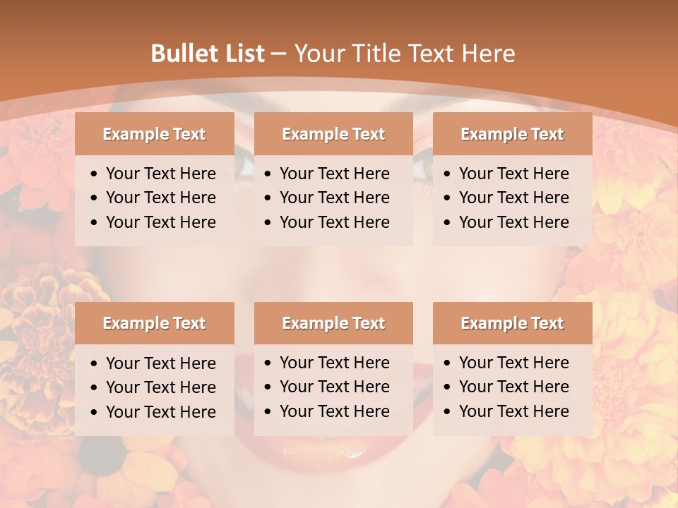 Eyes Fall Pretty PowerPoint Template