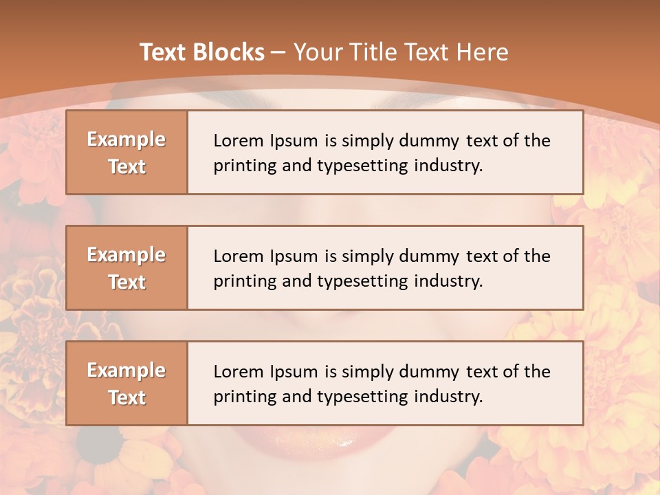 Eyes Fall Pretty PowerPoint Template