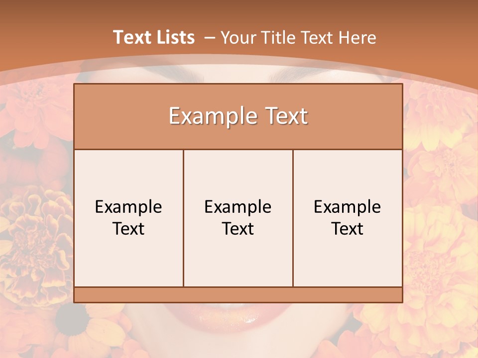 Eyes Fall Pretty PowerPoint Template