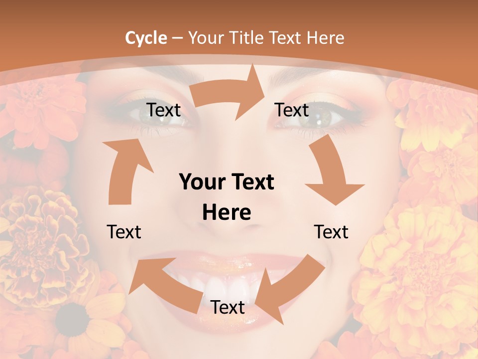 Eyes Fall Pretty PowerPoint Template