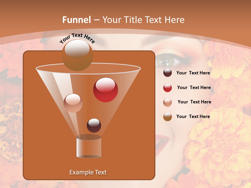 Eyes Fall Pretty PowerPoint Template