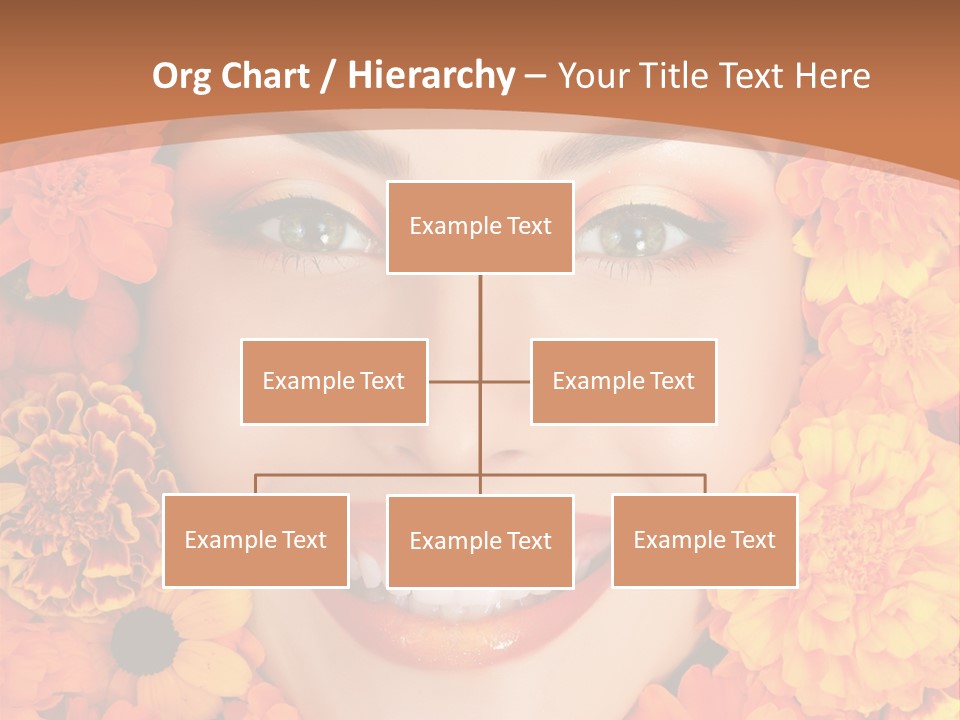 Eyes Fall Pretty PowerPoint Template