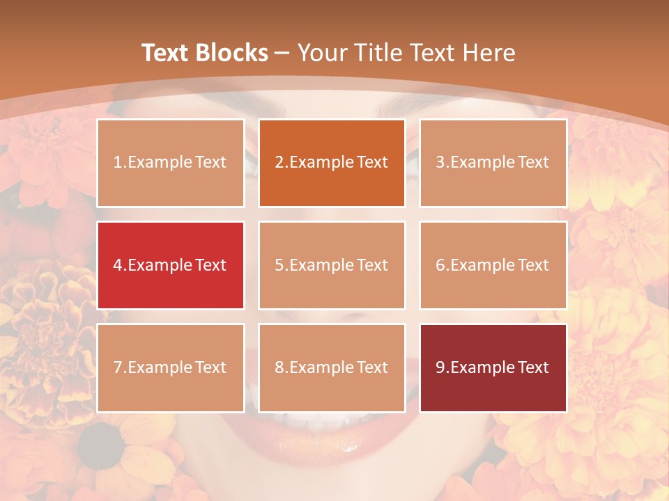 Eyes Fall Pretty PowerPoint Template