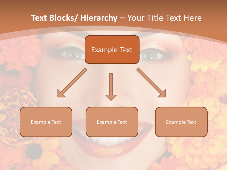 Eyes Fall Pretty PowerPoint Template