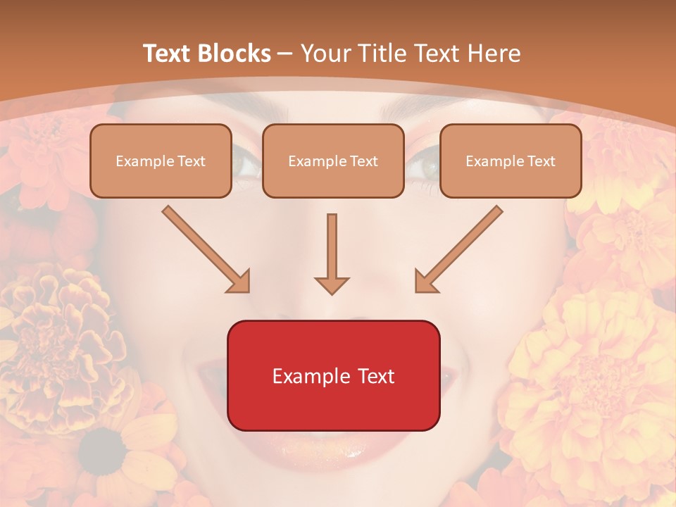 Eyes Fall Pretty PowerPoint Template