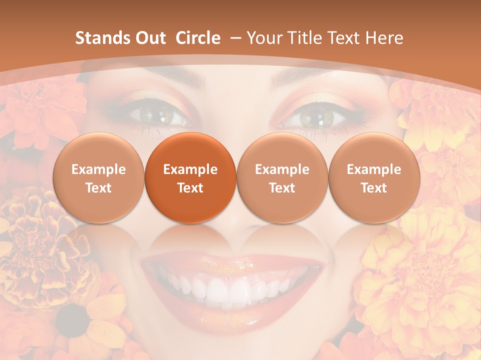 Eyes Fall Pretty PowerPoint Template