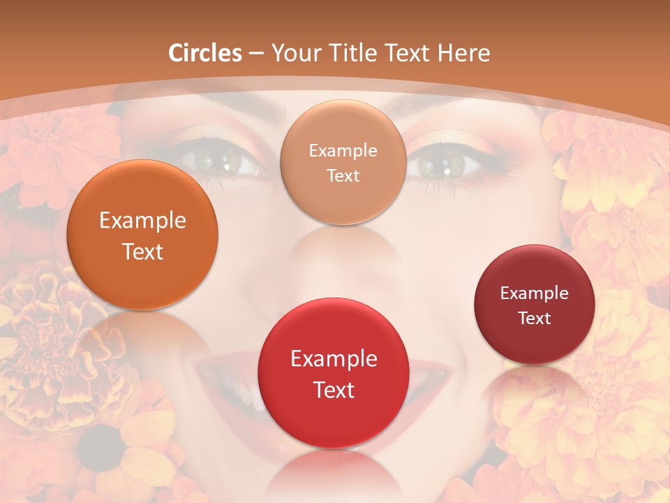 Eyes Fall Pretty PowerPoint Template