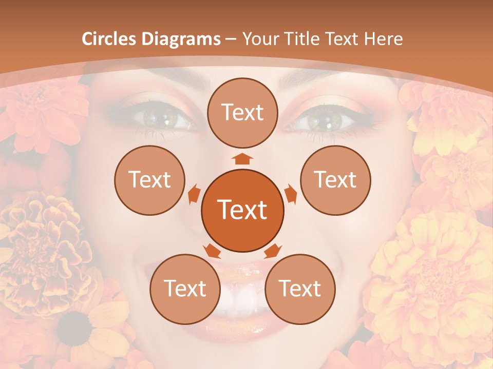 Eyes Fall Pretty PowerPoint Template