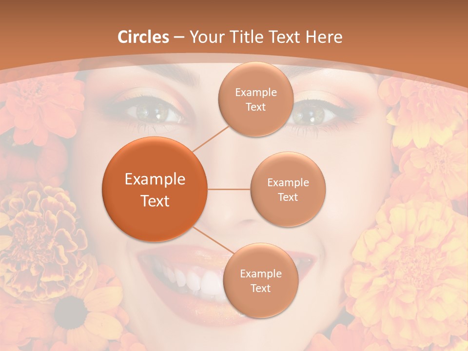 Eyes Fall Pretty PowerPoint Template