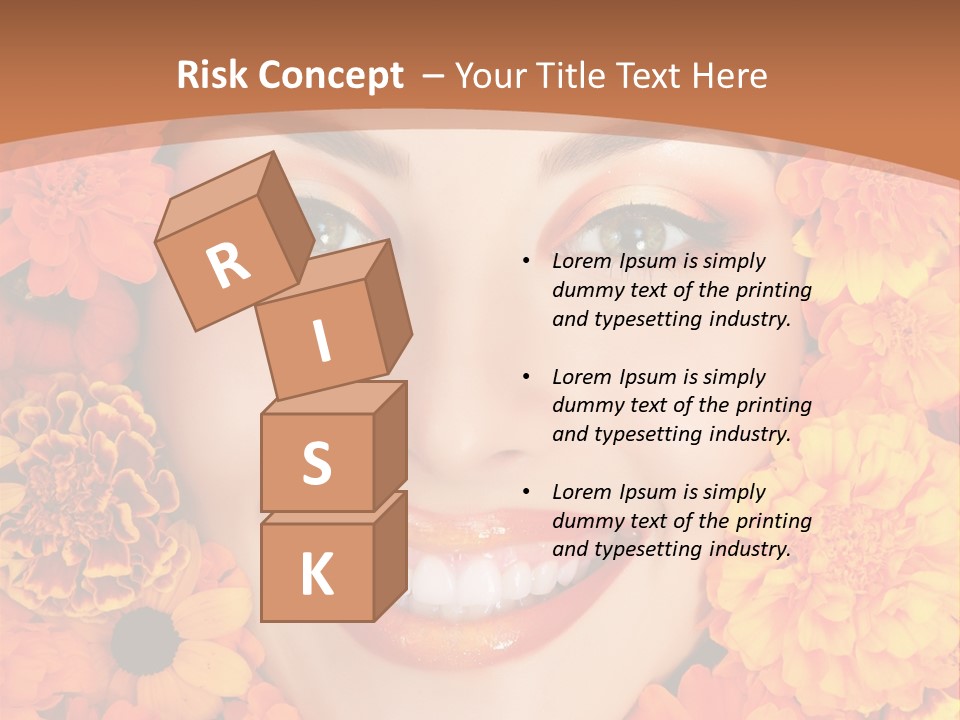 Eyes Fall Pretty PowerPoint Template