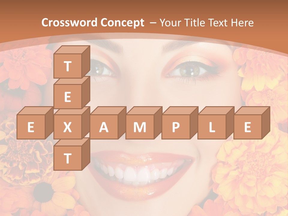 Eyes Fall Pretty PowerPoint Template