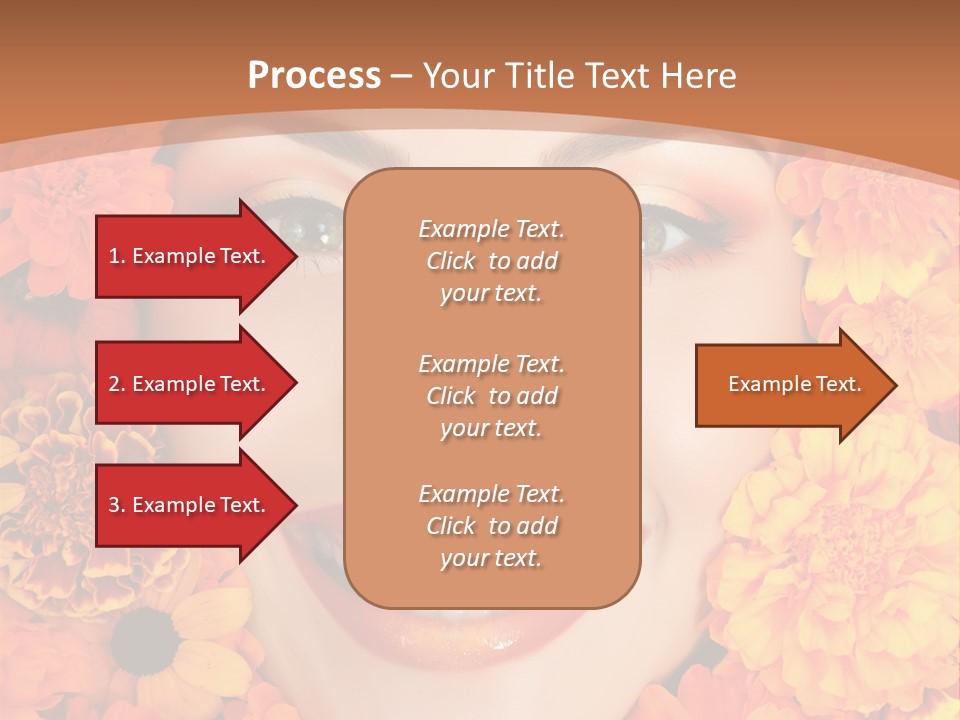 Eyes Fall Pretty PowerPoint Template