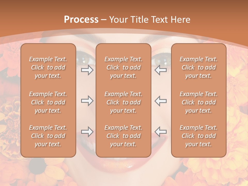 Eyes Fall Pretty PowerPoint Template