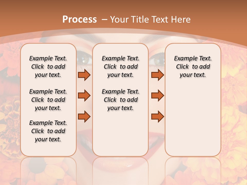 Eyes Fall Pretty PowerPoint Template