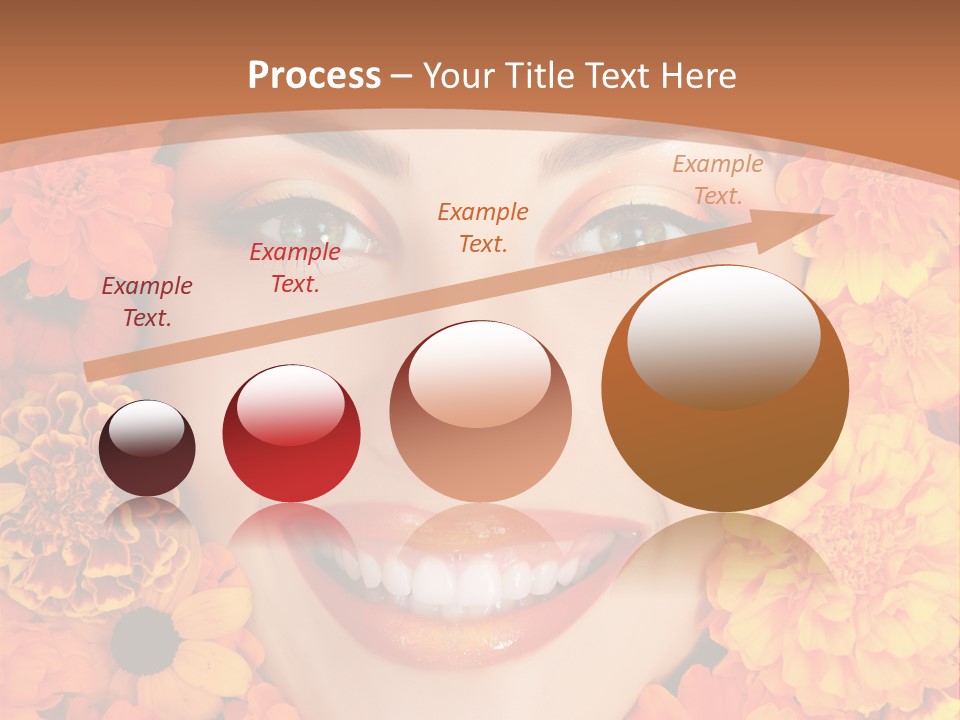 Eyes Fall Pretty PowerPoint Template