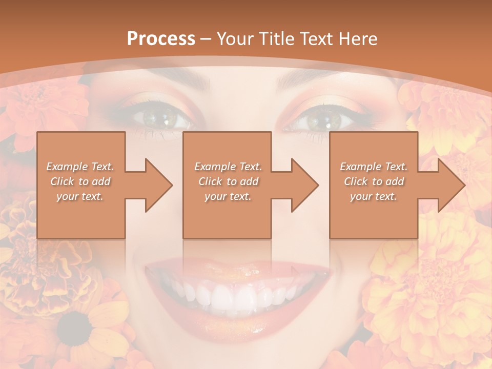 Eyes Fall Pretty PowerPoint Template