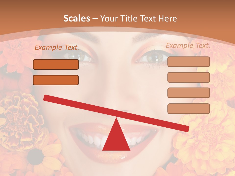 Eyes Fall Pretty PowerPoint Template