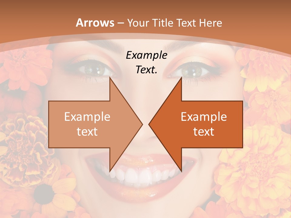 Eyes Fall Pretty PowerPoint Template