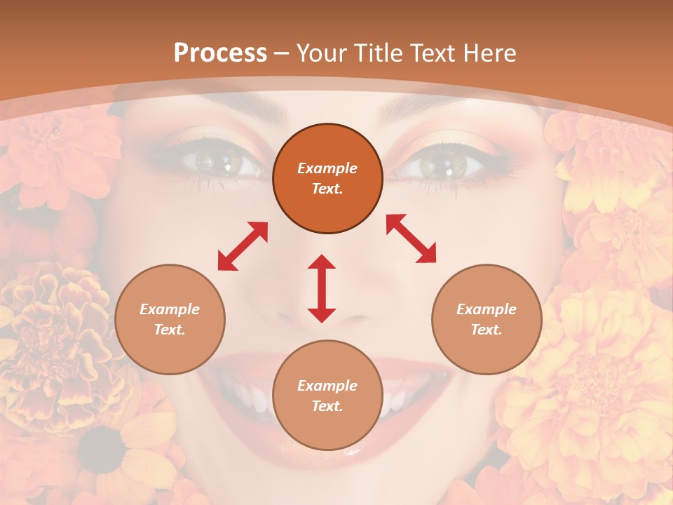 Eyes Fall Pretty PowerPoint Template