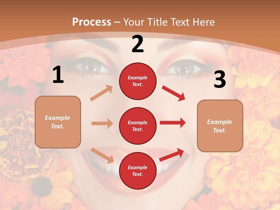 Eyes Fall Pretty PowerPoint Template