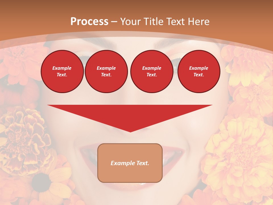 Eyes Fall Pretty PowerPoint Template