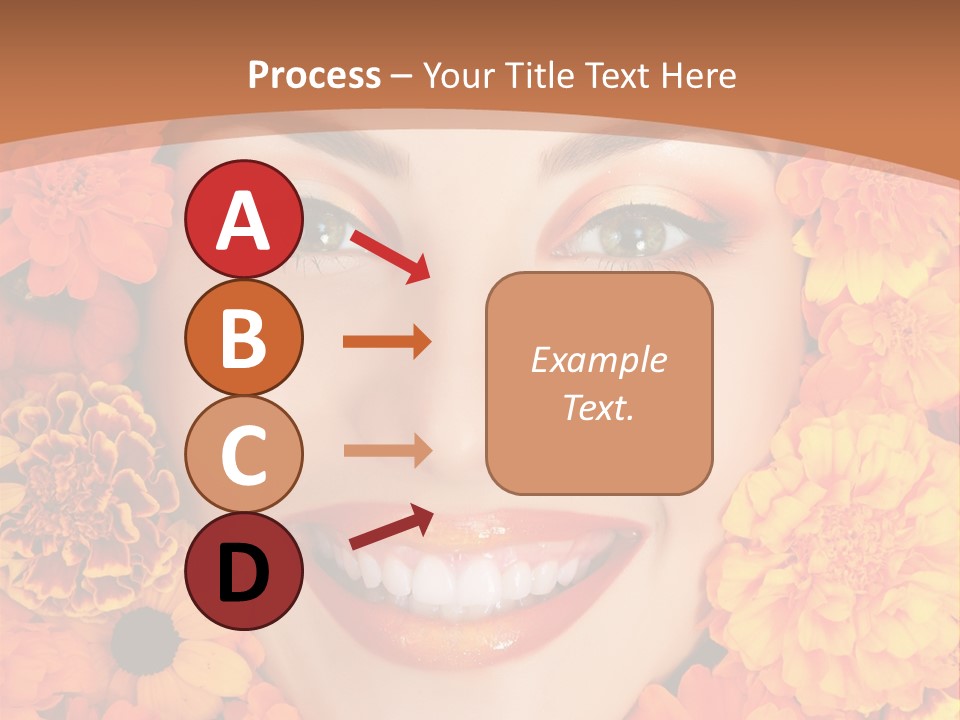 Eyes Fall Pretty PowerPoint Template