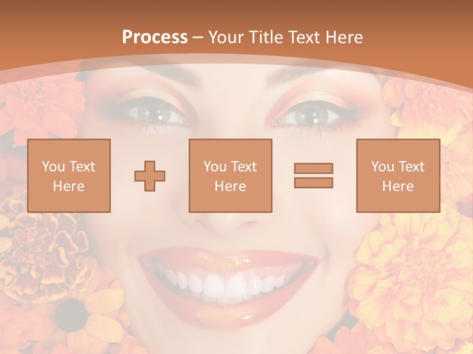 Eyes Fall Pretty PowerPoint Template