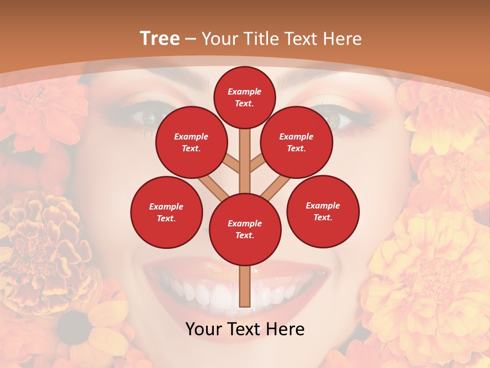 Eyes Fall Pretty PowerPoint Template