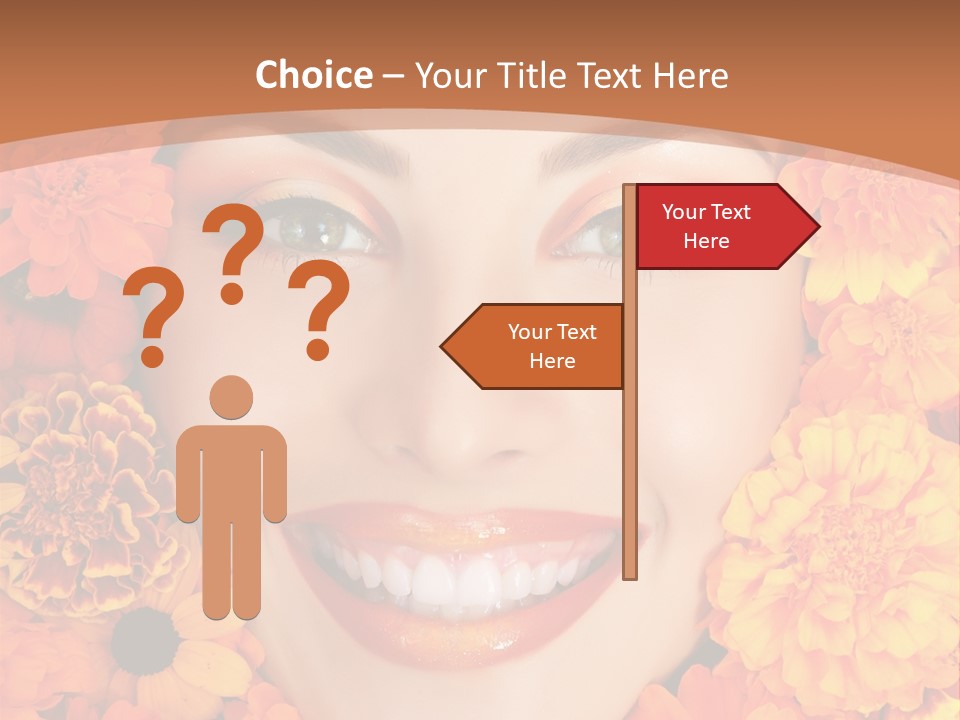 Eyes Fall Pretty PowerPoint Template