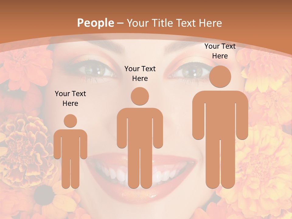 Eyes Fall Pretty PowerPoint Template