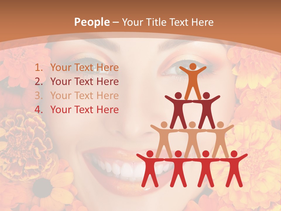 Eyes Fall Pretty PowerPoint Template