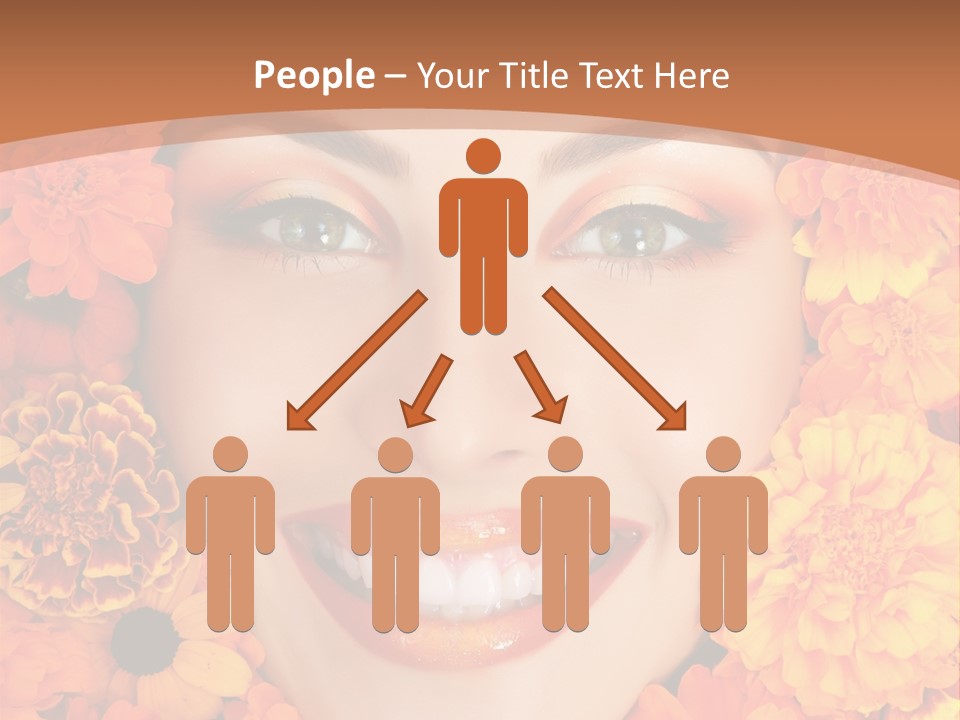 Eyes Fall Pretty PowerPoint Template